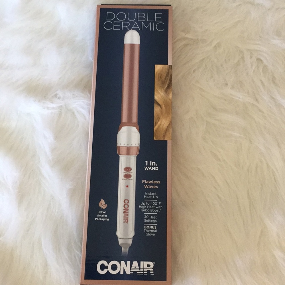 Double Ceramic Curling Iron NIB